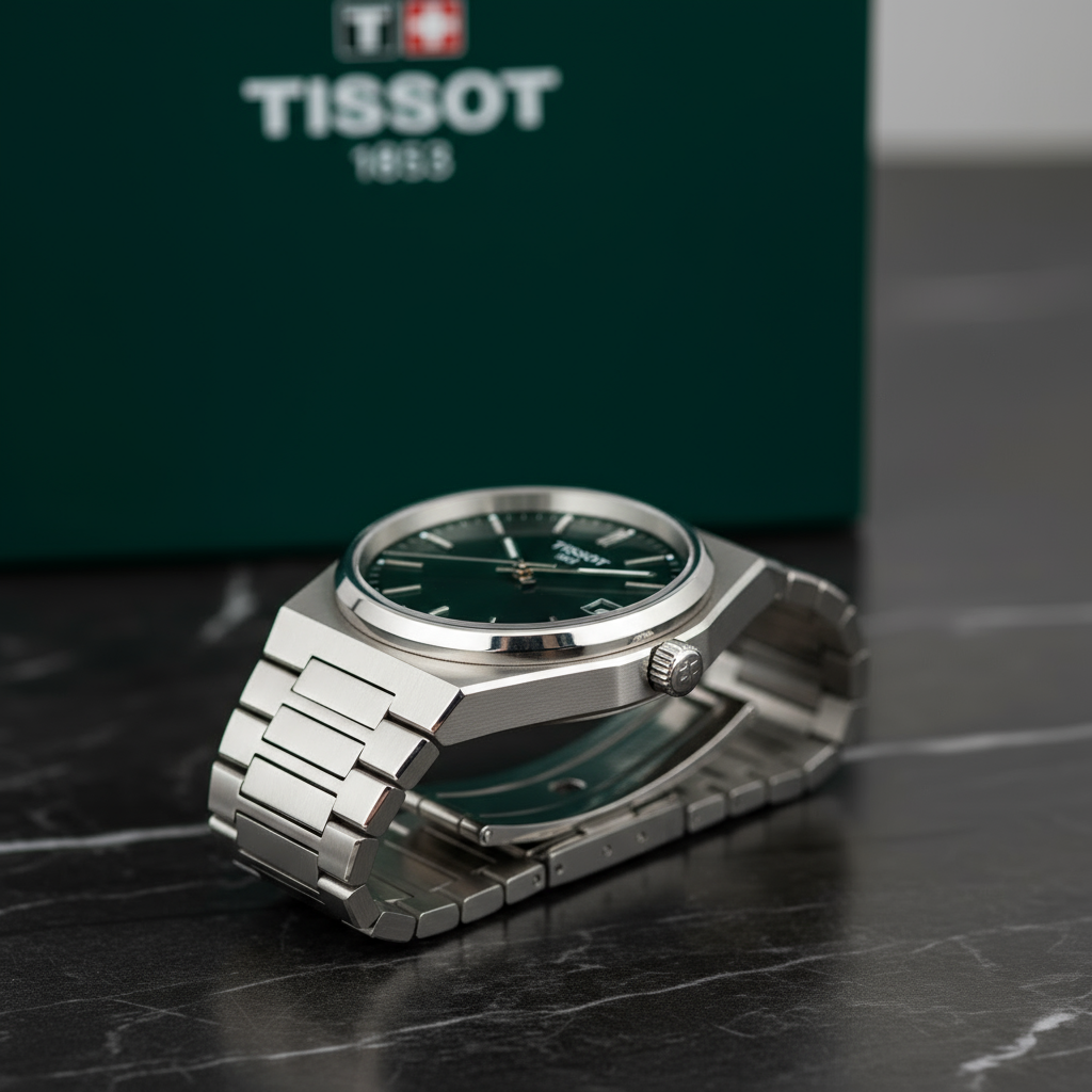 Tissot PRX Silver Stainless Steel Green Dial