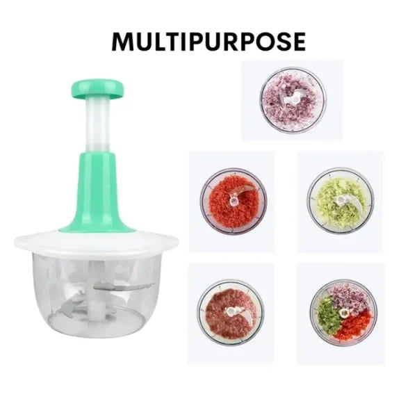 Manual Hand Push Chopper – Multi-Functional Kitchen Tool (1.5L)