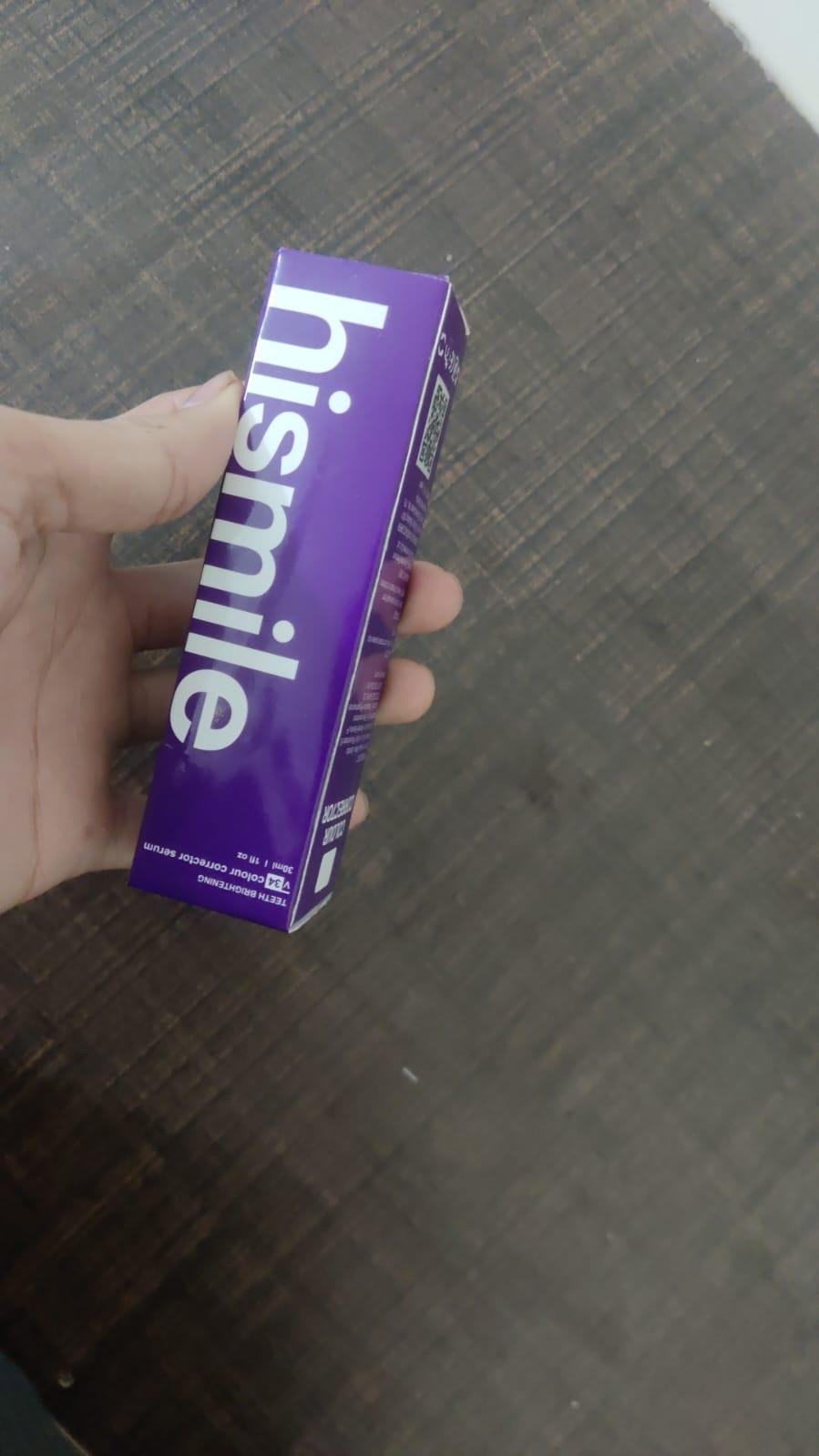 Hismile v34 Color Corrector Purple Teeth Whitening Toothpaste Kit without Toothbrush Pen Strips