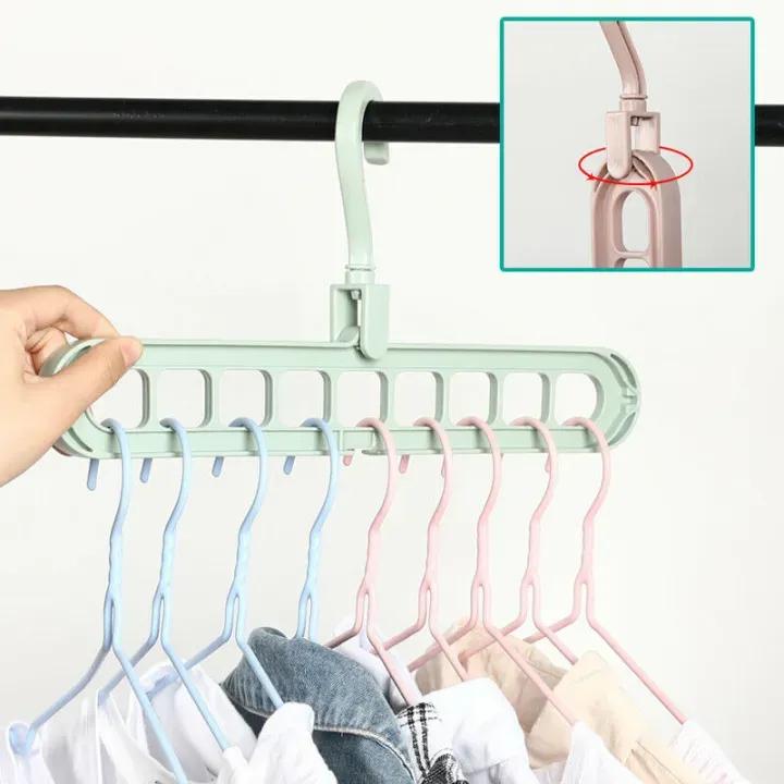 Multi-Port Cloth Hanger, 5 Pcs