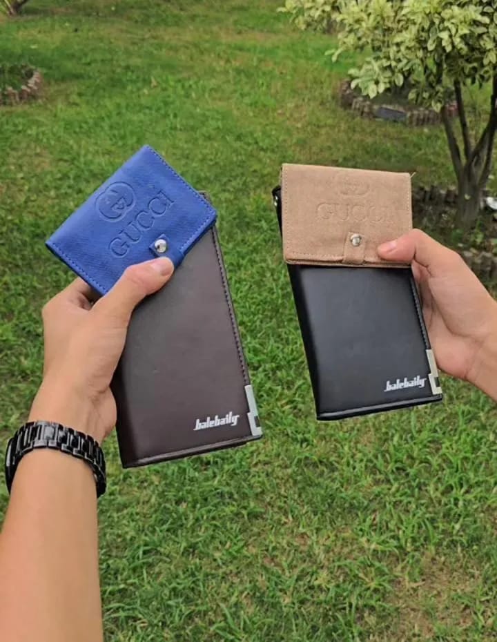 Men's Balebaily Wallet with free card holder / Buy 1 Get 1 Free