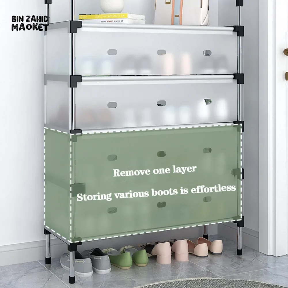 5 Layer Stainless Steel Layer Shoe Rack