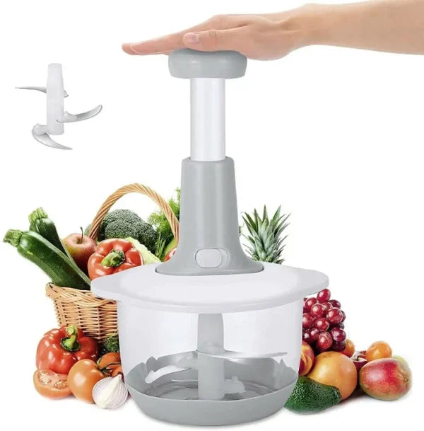 Manual Hand Push Chopper – Multi-Functional Kitchen Tool (1.5L)